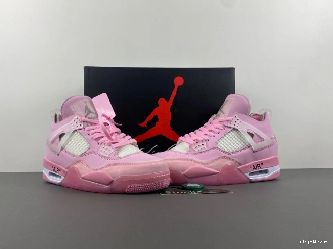OFF-WHITE PINK 4 X JORDAN 0803